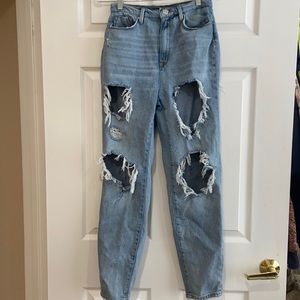 Urban Outfitters distressed mom jeans